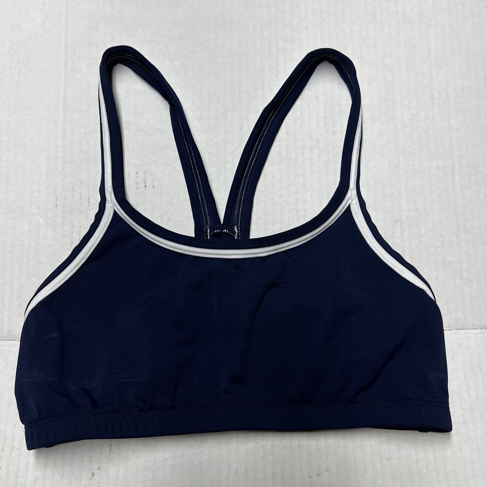 Dolfin‎ Swimwear Bikini Top Navy Blue & White Medium